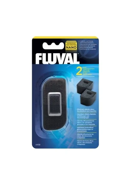 Filtros Acuarío Fluval Nano Carbón Activado 2Uds