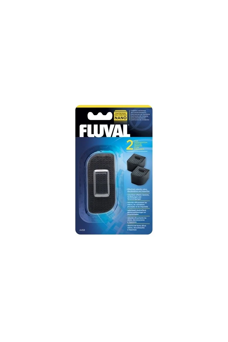 Filtros Acuarío Fluval Nano Carbón Activado 2Uds