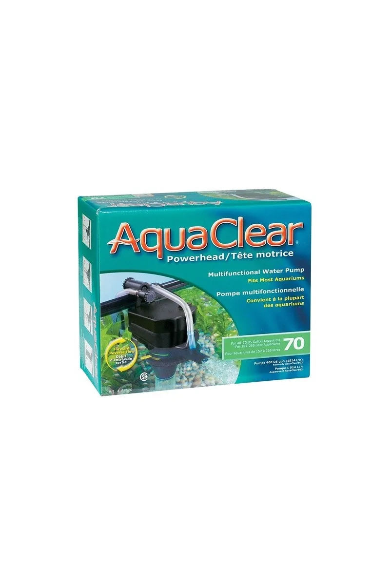 Bombas De Agua Acuario Aquaclear Power Head 70 (802)  19,3cm*16,26cm*8,64cm