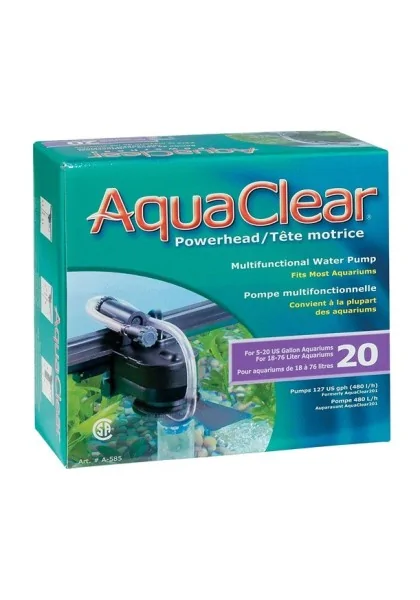 Bombas De Agua Acuario Aquaclear 20 Power Head  15,49cm*16,51cm*6,86cm