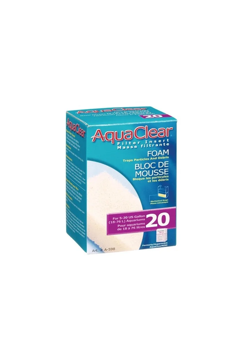 Filtros Acuarío Aquaclear 20 Foamex