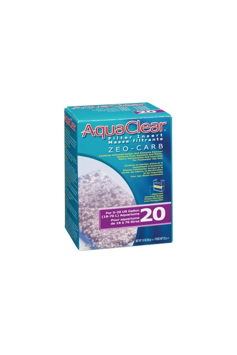 Filtros Acuarío Aquaclear 20 Zeo-Carb