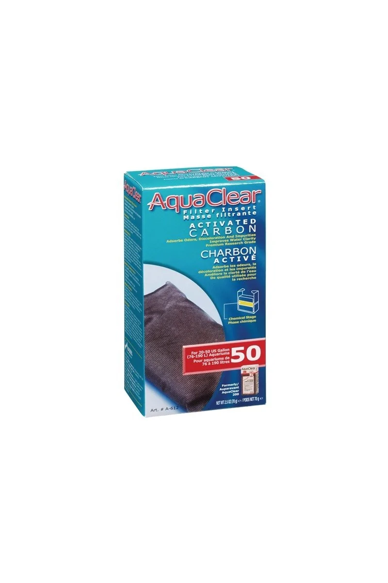 Filtros Acuario Aquaclear 50 Carbón Activado