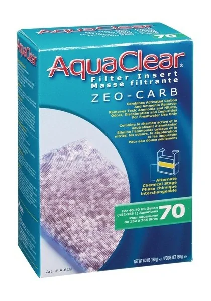 Filtros Acuario Aquaclear 70 Zeo-Carb