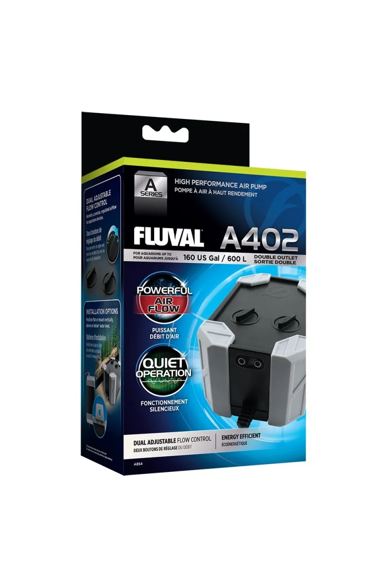 Oxigenación Acuario Fluval Serie A 402 Bomba De Aire 600L