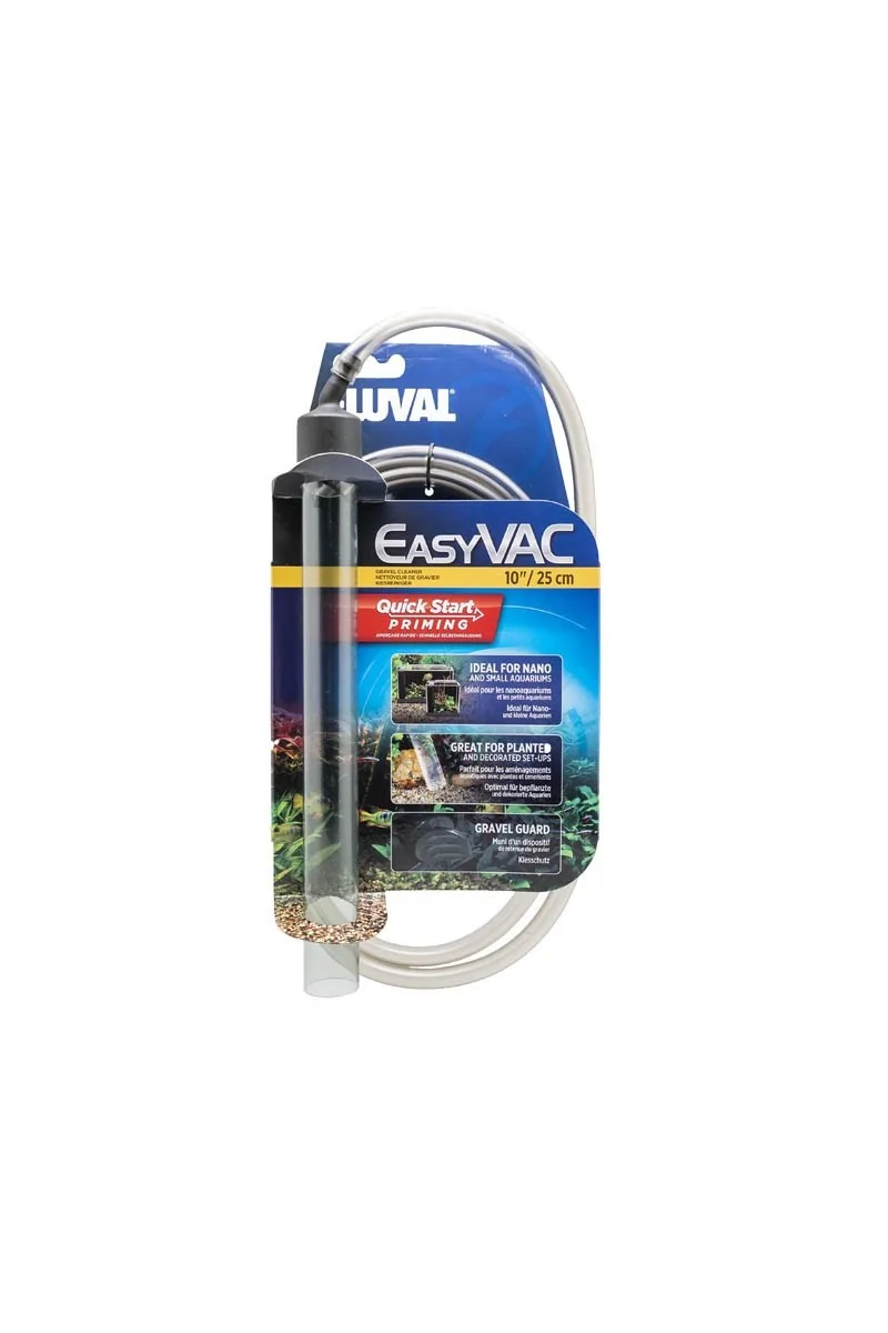 Limpieza Acuario Fluval Easy Vac Limpia Grava Mini 25 Cm