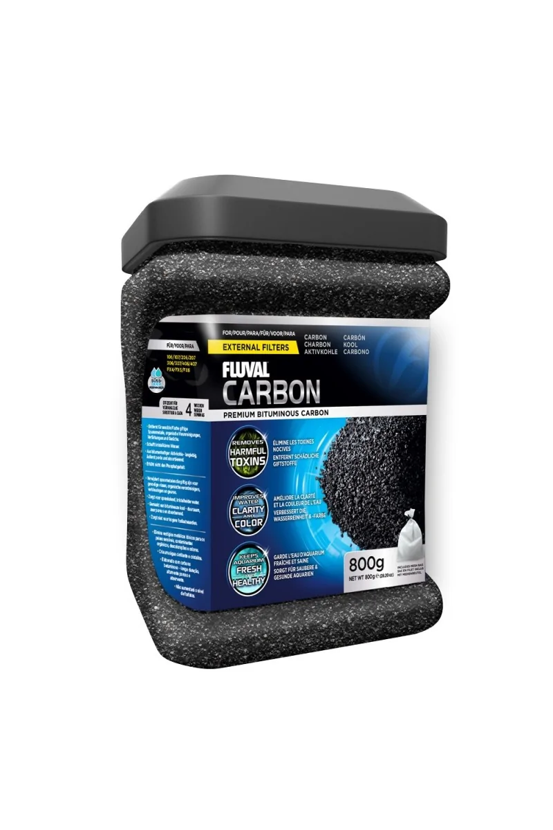 Filtros Acuario Fluval Carbón Activado 800G