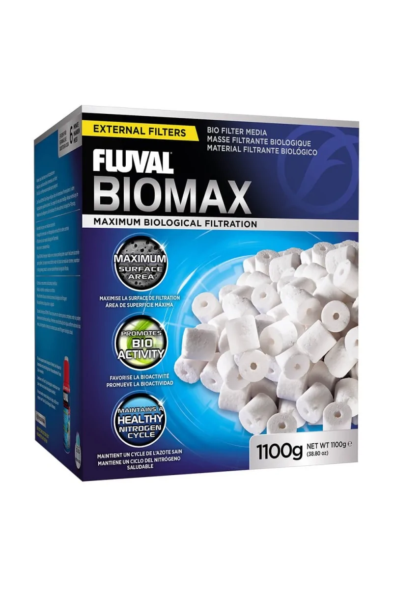 Filtros Acuario Fluval Biomax Canutillos Biológicos 1100G