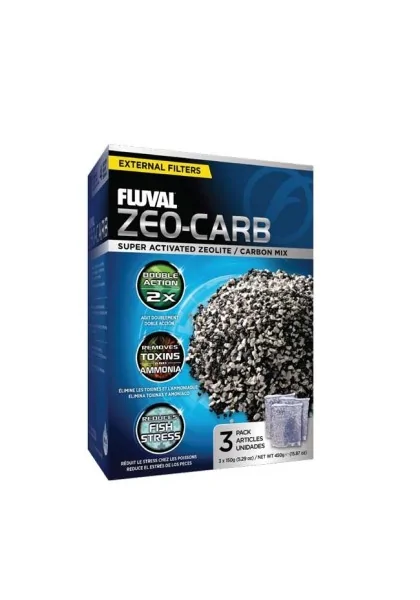 Filtros Acuario Fluval Zeo-Carb 450G 3X150G