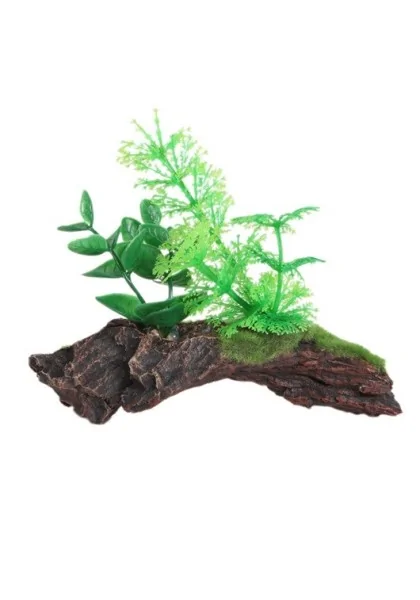 Decoración Acuario Fluval Decor Replica Raiz/ Musgo N1 Peq 14X4X12 Cm