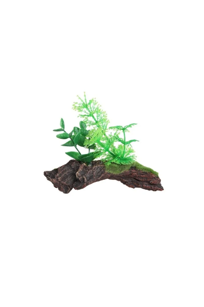 Decoración Acuario Fluval Decor Replica Raiz/ Musgo N1 Peq 14X4X12 Cm