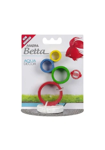 Acuario Bettas Adornos Para Bettas Marina Circus Rings 12x8x2