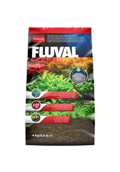 Cuidado De Plantas Acuario Fluval Stratum 4Kg