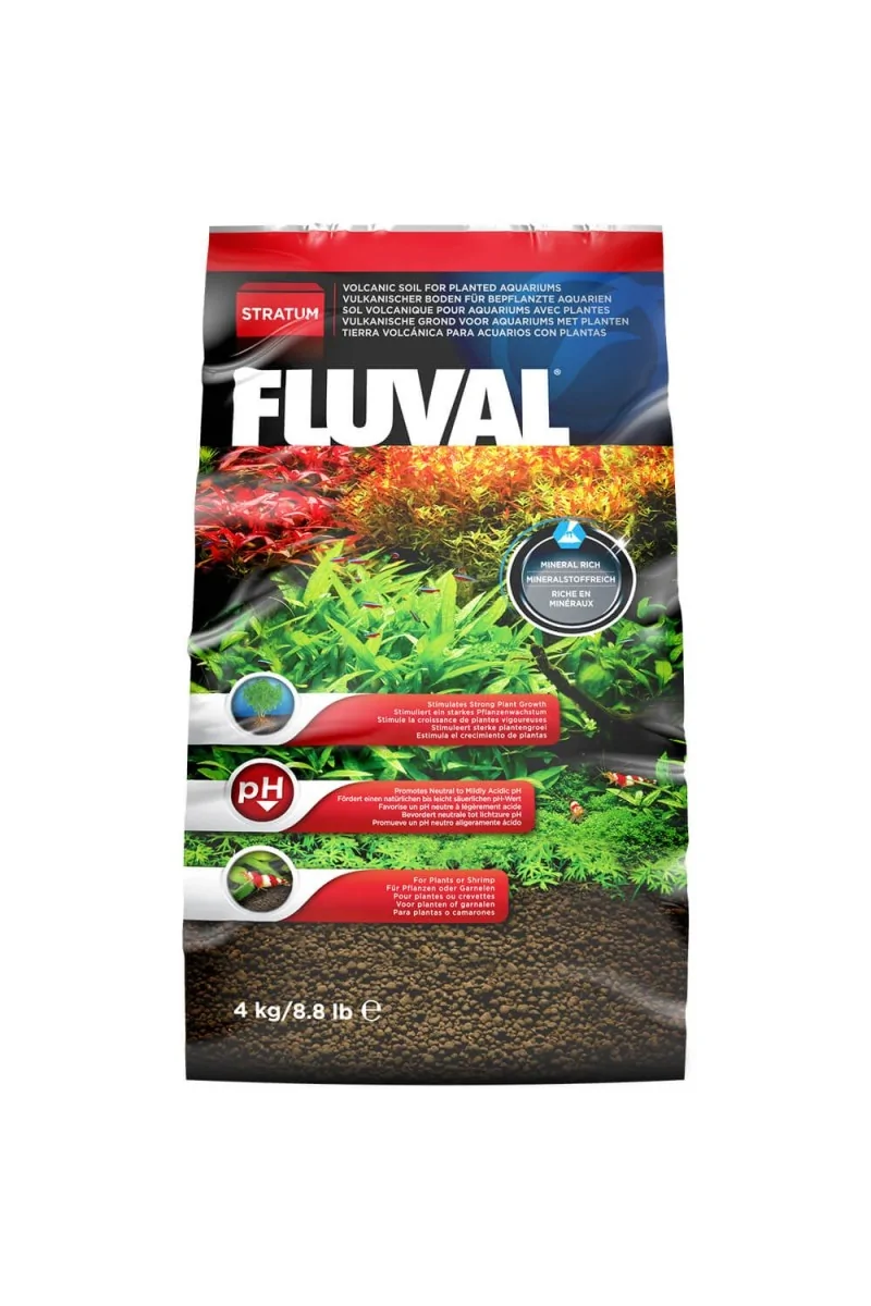 Cuidado De Plantas Acuario Fluval Stratum 4Kg