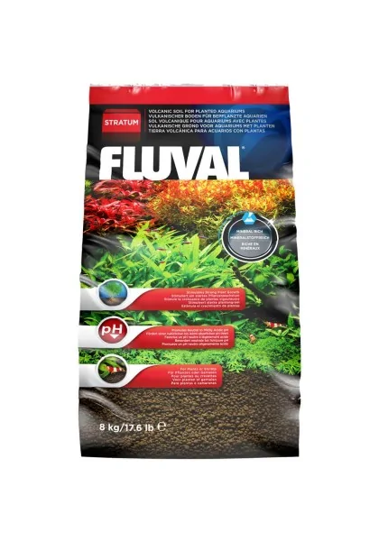 Cuidado De Plantas Acuario Fluval Stratum 8Kg