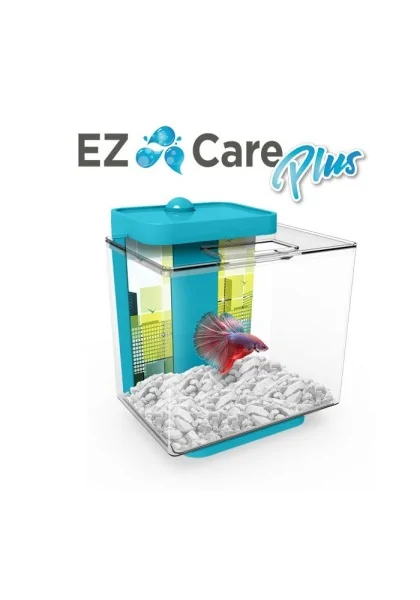 Acuario Bettas Marina Betta Ez Care Plus Kit Bettera 5LAzul 15x15x15