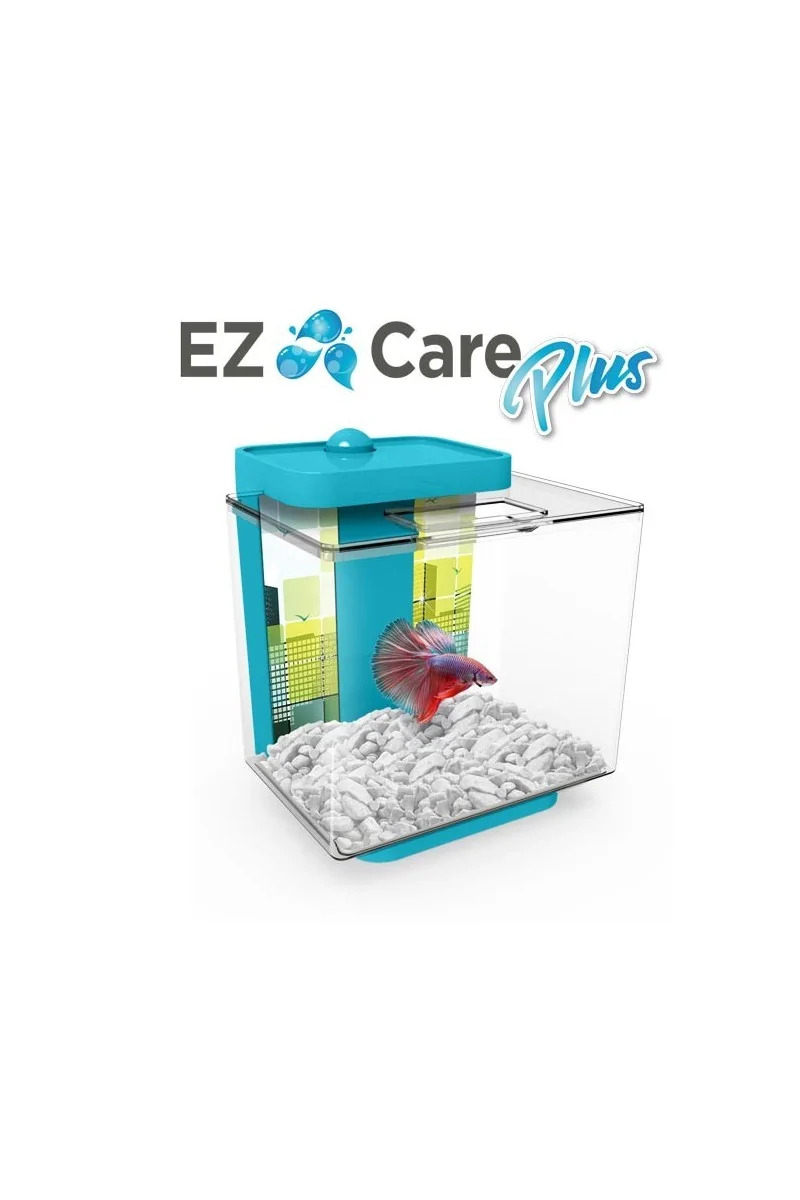 Acuario Bettas Marina Betta Ez Care Plus Kit Bettera 5LAzul 15x15x15