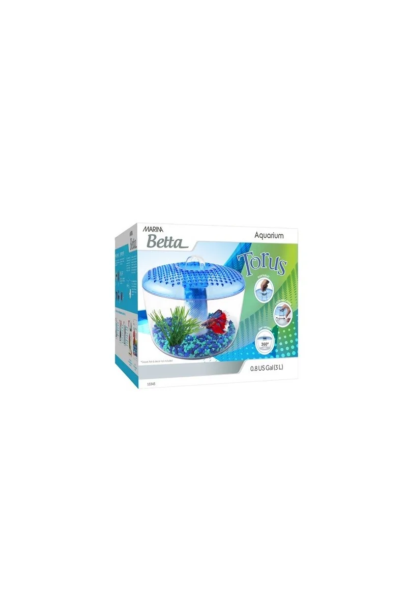 Acuario Bettas Marina Betta Torus 3 Lts 17,53x17,78x18,8