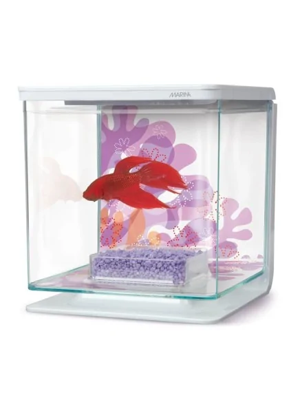 Acuario Bettas Marina Betta Kit Flower 15,8x15,2x14,6