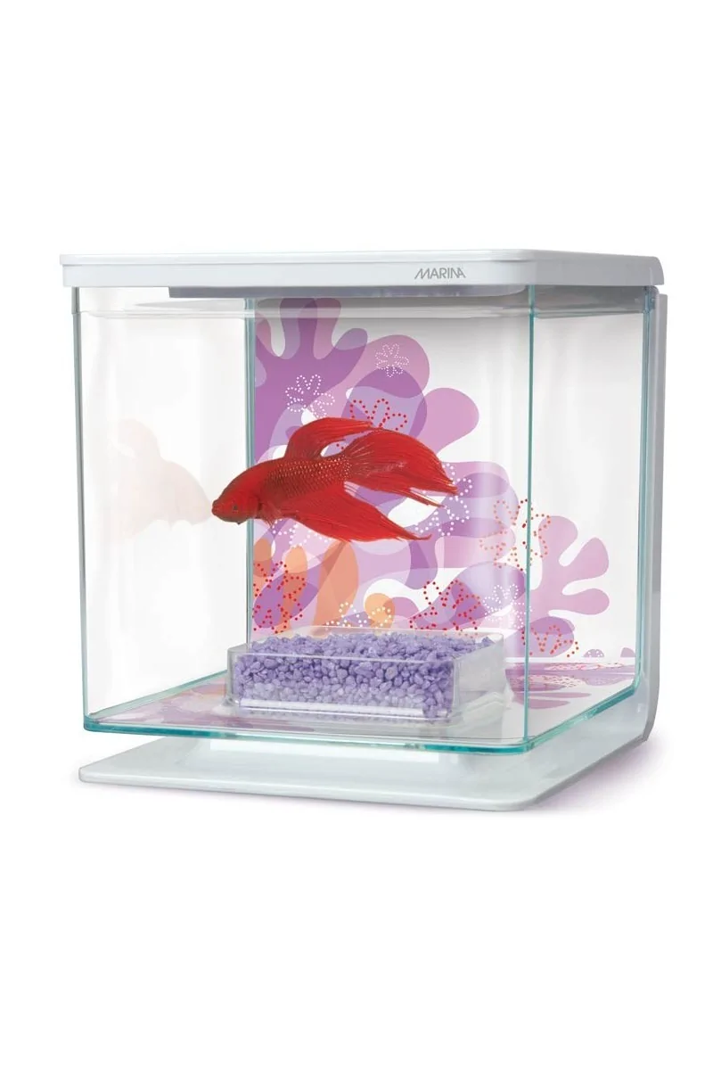 Acuario Bettas Marina Betta Kit Flower 15,8x15,2x14,6