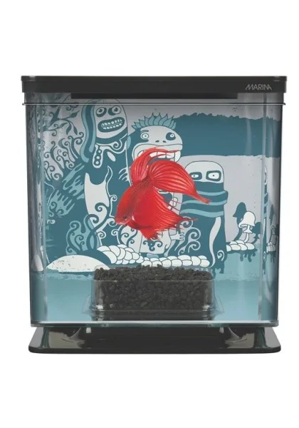 Acuario Bettas Marina Betta Kit Wild Thing 15,8x15,4x14,6