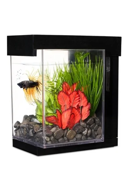 Acuario Bettas Marina Betta Ez Care Style Bettera 3,7 L Negro 15x15x15