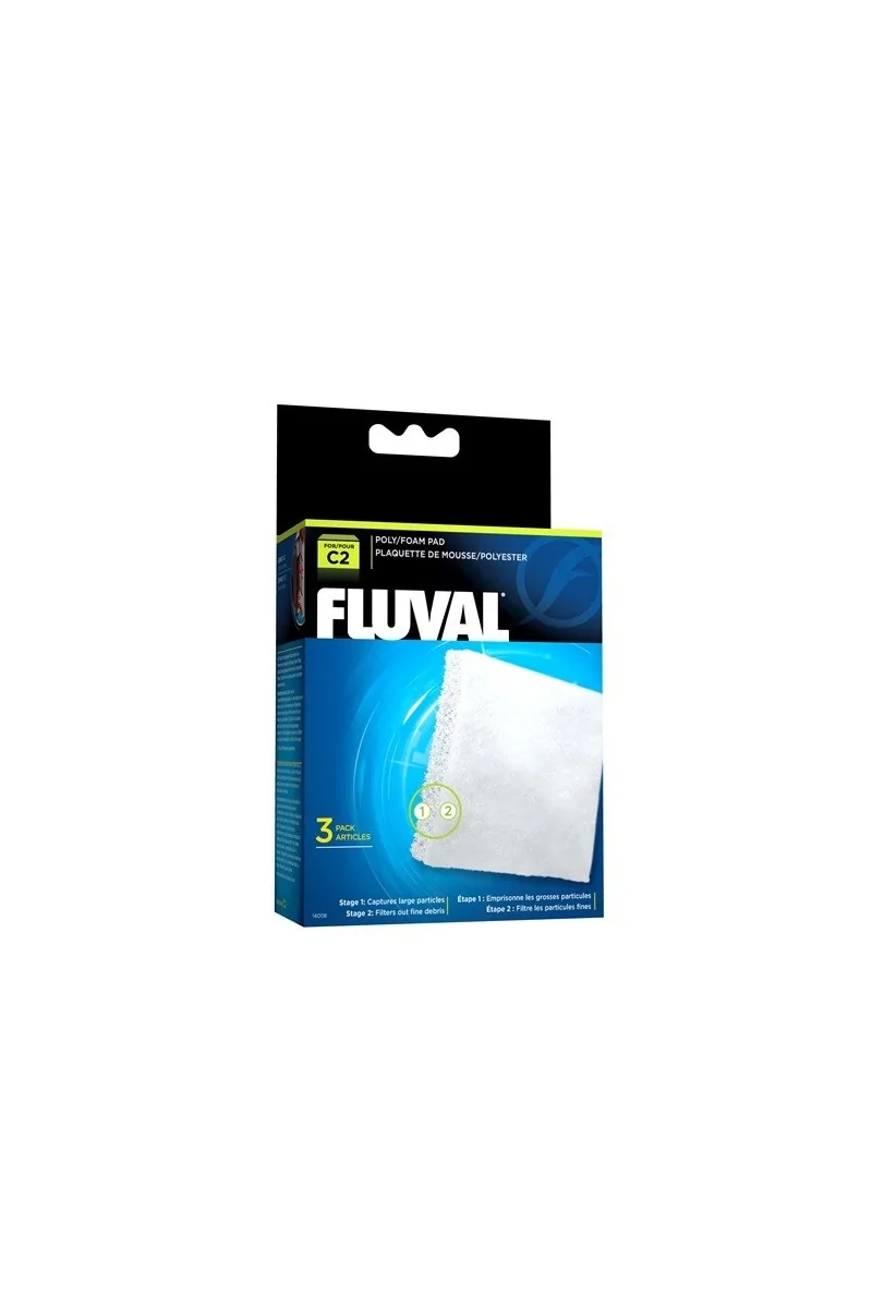 Filtros Acuario Fluval Foamex/Poliéster C2 3Uds