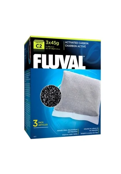 Filtros Acuario Fluval Carbón Activado C2 3Uds