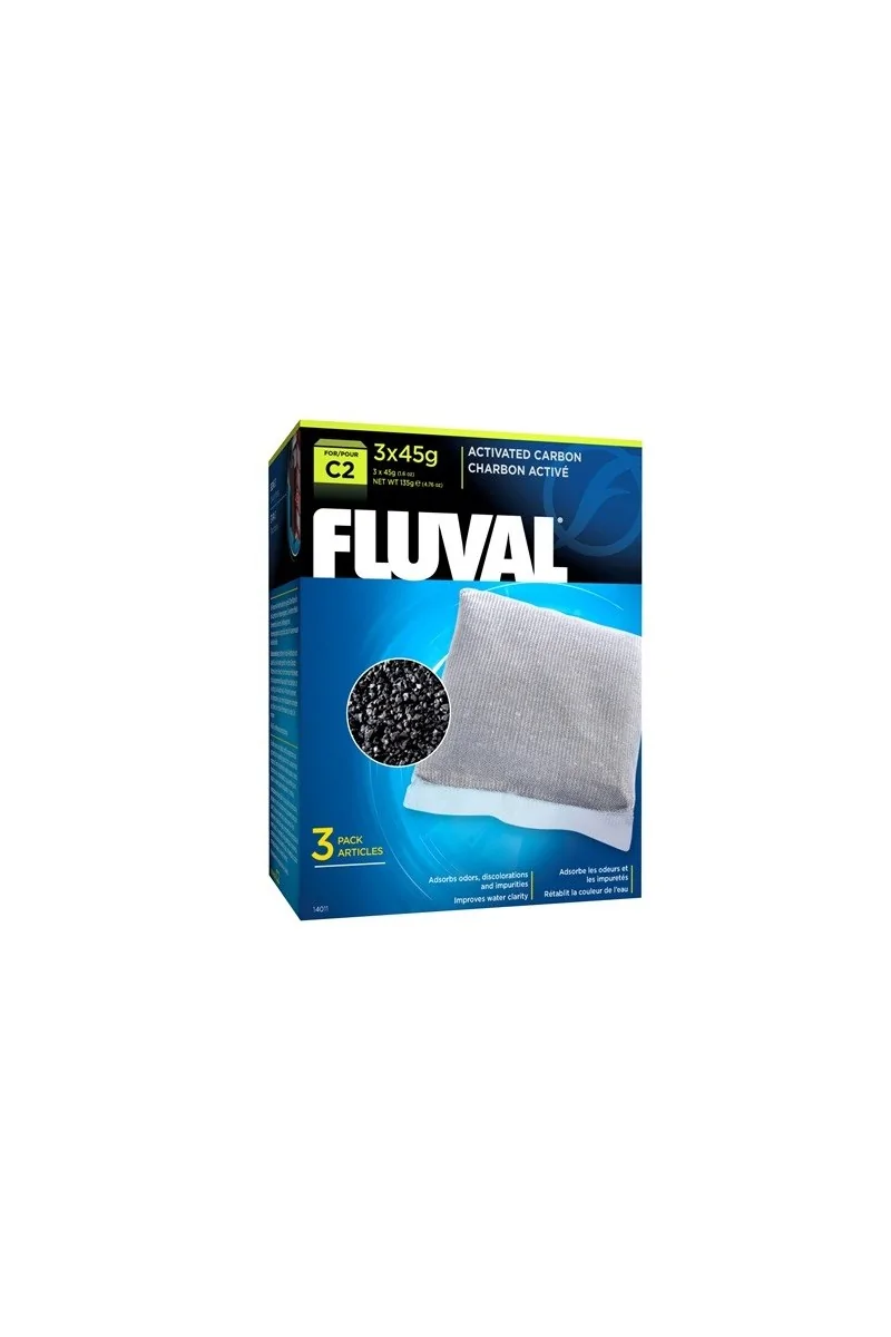 Filtros Acuario Fluval Carbón Activado C2 3Uds