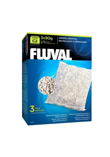 Filtros Acuario Fluval Eliminador Amoniaco C2 3Uds