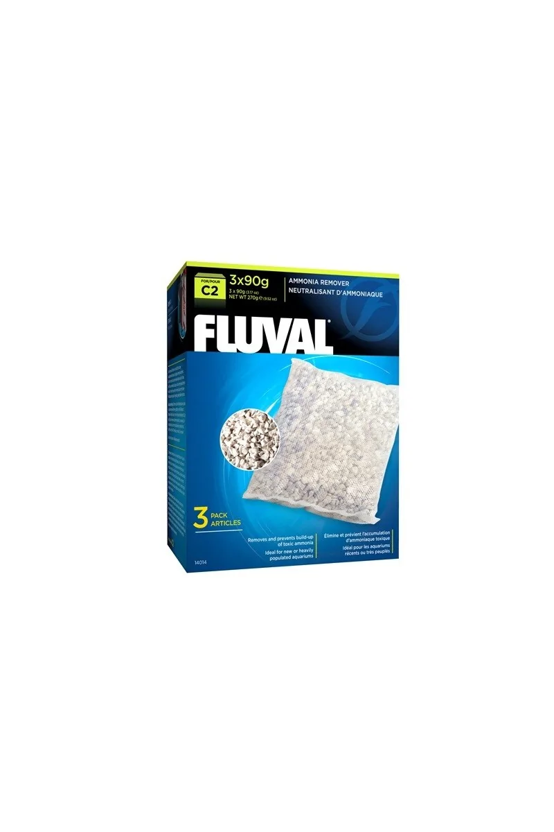 Filtros Acuario Fluval Eliminador Amoniaco C2 3Uds