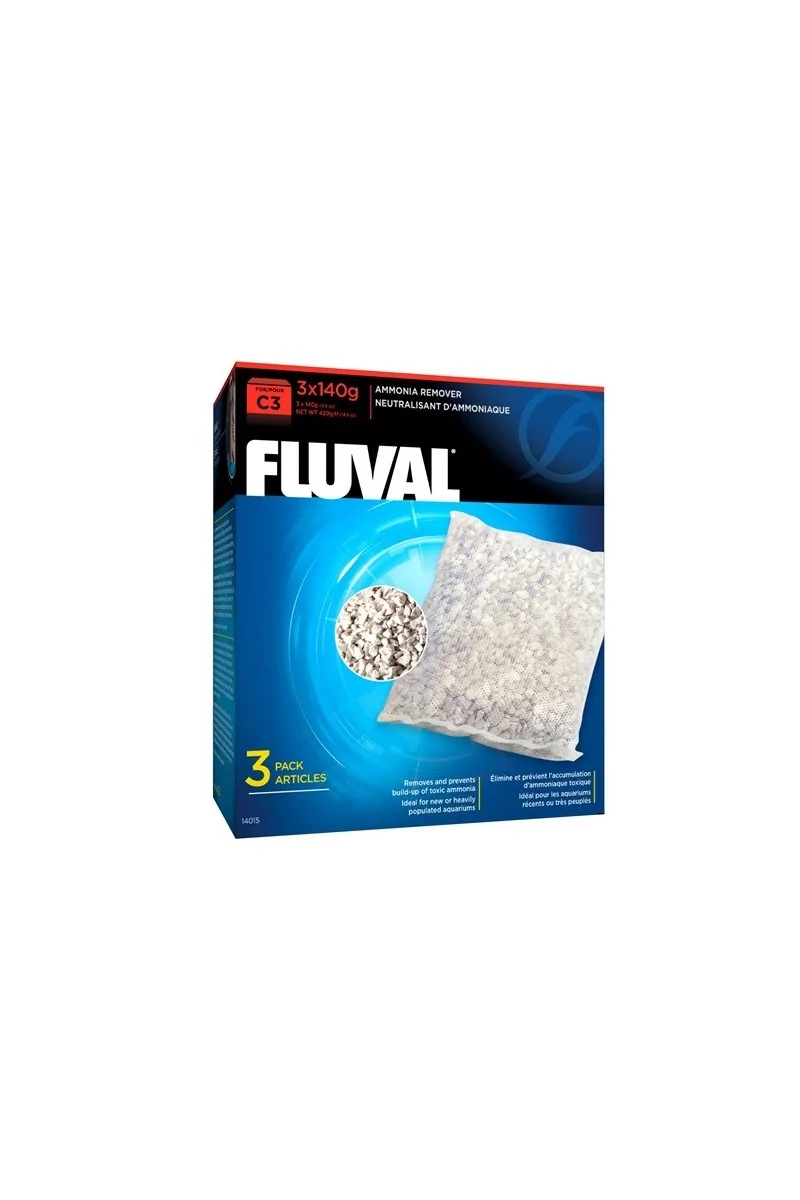 Filtros Acuario Fluval Eliminador Amoniaco C3 3Uds