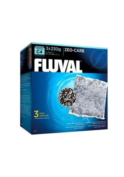 Filtros Acuario Fluval Zeo Carb C4 3Uds