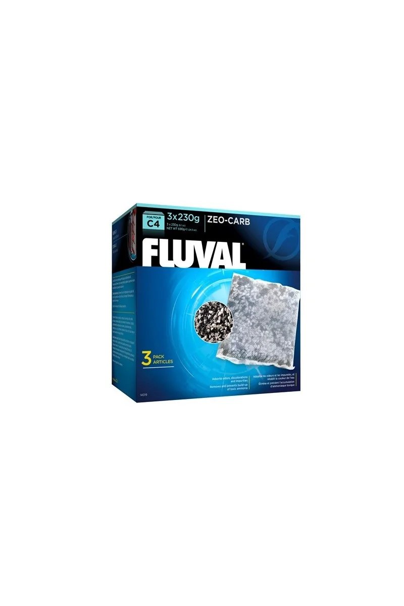 Filtros Acuario Fluval Zeo Carb C4 3Uds