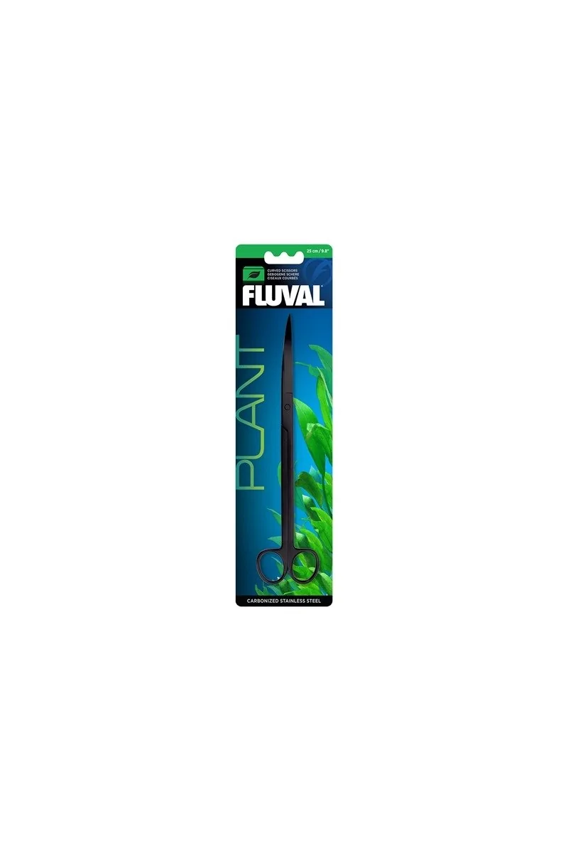 Cuidado De Plantas Acuario Fluval Plant Tijeras Curvas Acero 25Cm