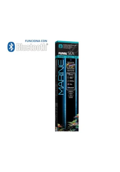 Iluminación Acuario Fluval Marine Spectrum Led Bluetooth 46W,91-122Cm