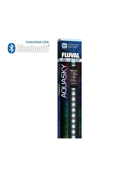 Iluminación Acuario Fluval Aquasky Led Bluetooth 16W 53-83Cm