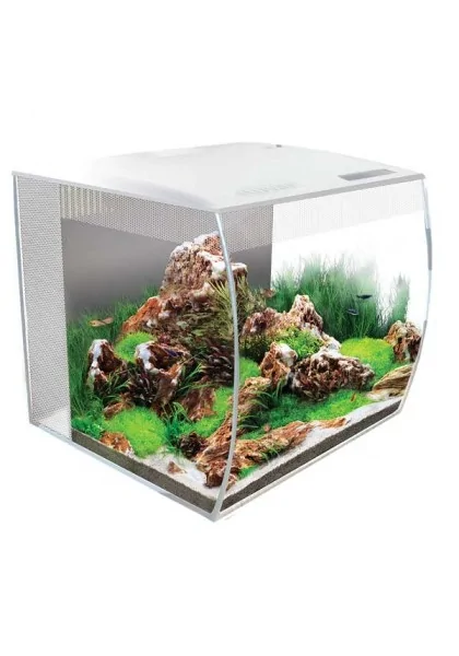 Acuario Fluval Flex Kit Acuario Blanco 57L 43x41x41