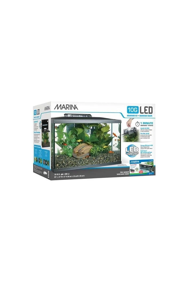 Acuario Marina Led Kit Acuario 10G 38L 50x30x35