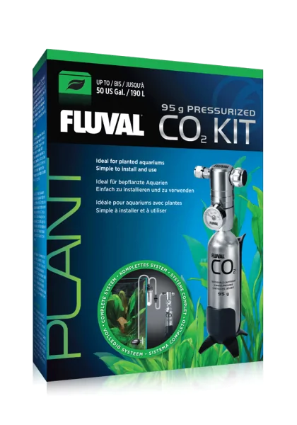 Cuidado De Plantas Acuario Fluval Co2 Kit Presurizado 95G Para 200L