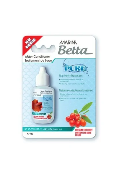 Acuario Bettas Marina Betta Pure Acondicionador 25Ml 2,5x10x14