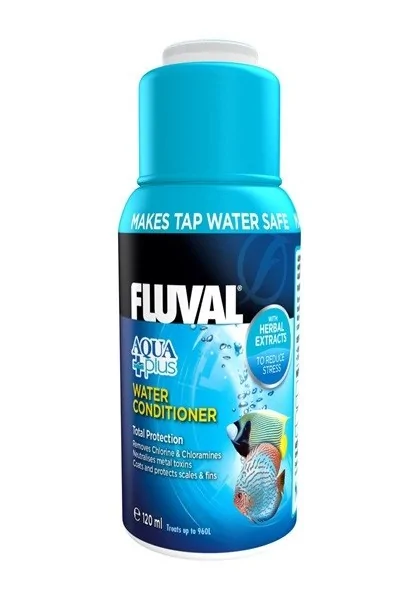 Cuidado Del Agua Acuario Fluval Aquaplus Acondicionador De Agua 120 Ml