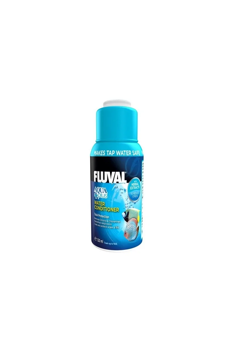 Cuidado Del Agua Acuario Fluval Aquaplus Acondicionador De Agua 120 Ml