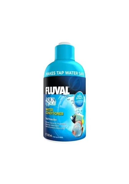 Cuidado Del Agua Acuario Fluval Aquaplus Acondicionador De Agua 500 Ml