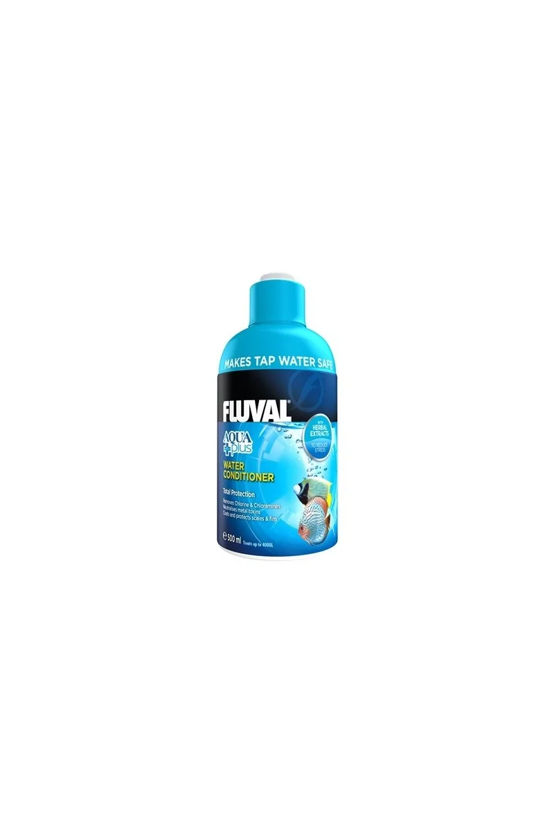 Cuidado Del Agua Acuario Fluval Aquaplus Acondicionador De Agua 500 Ml