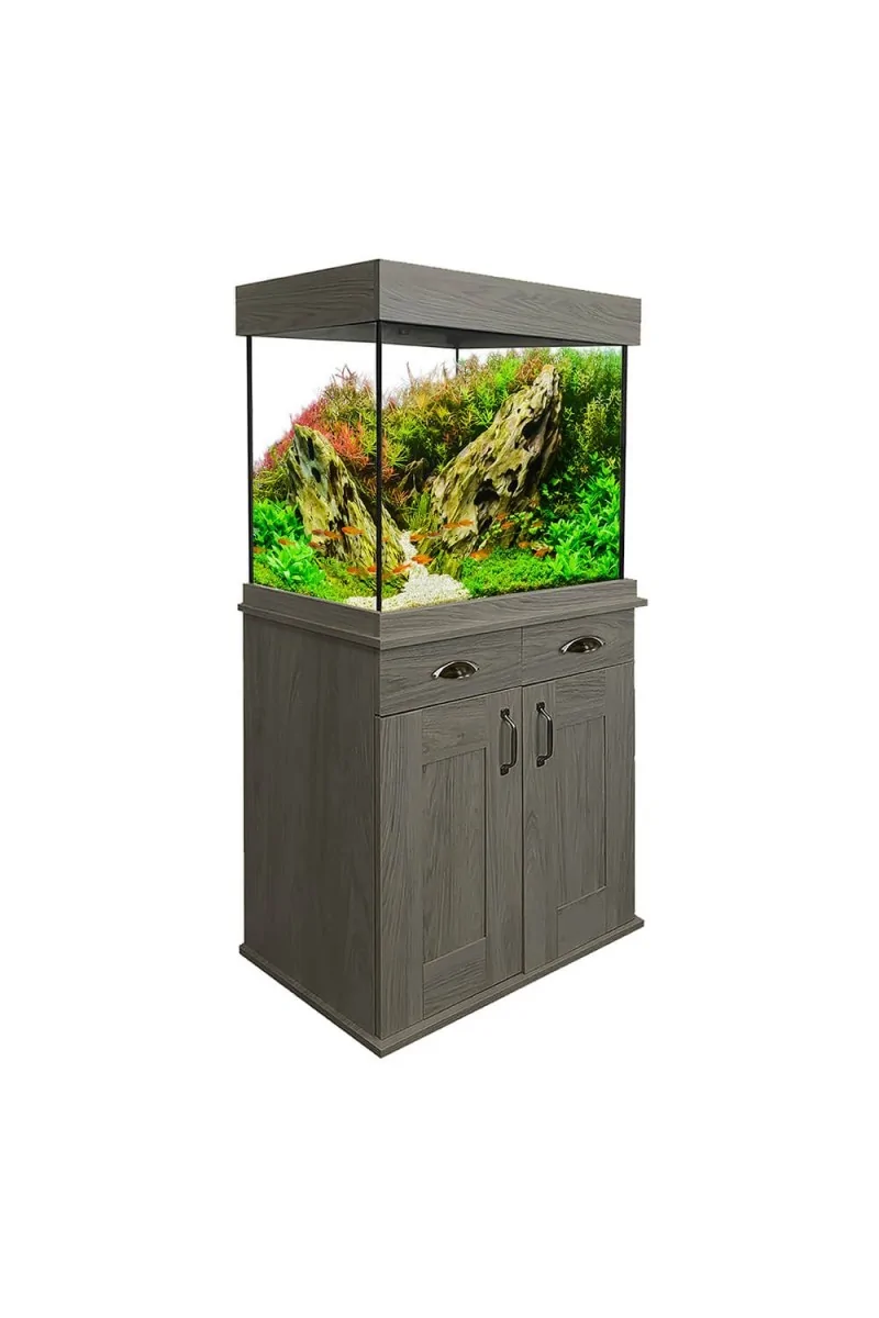 Acuario Fluval Shaker Mesa Y Tapa Superior Gris 168 L 80,5x44,5x15,8