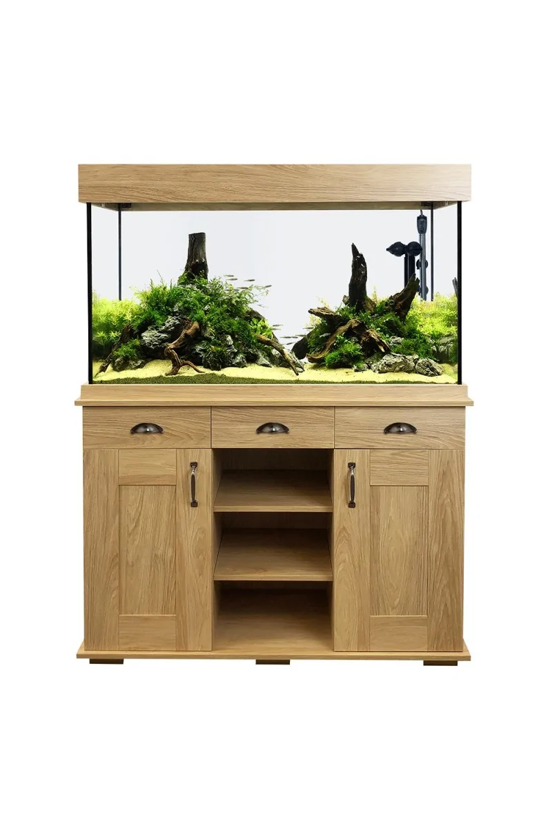 Acuario Fluval Shaker Mesa Y Tapa Superior Roble 345 L 117x60x12,8