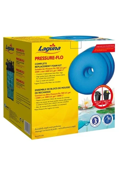 Estanques Acuario Laguna Esponjas Para Pressure Flo 3000 3Uds