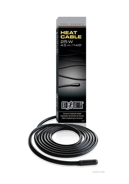 Calefacción Acuario Exo Terra Cable Calefactor 25W 4,5M 5x6x29