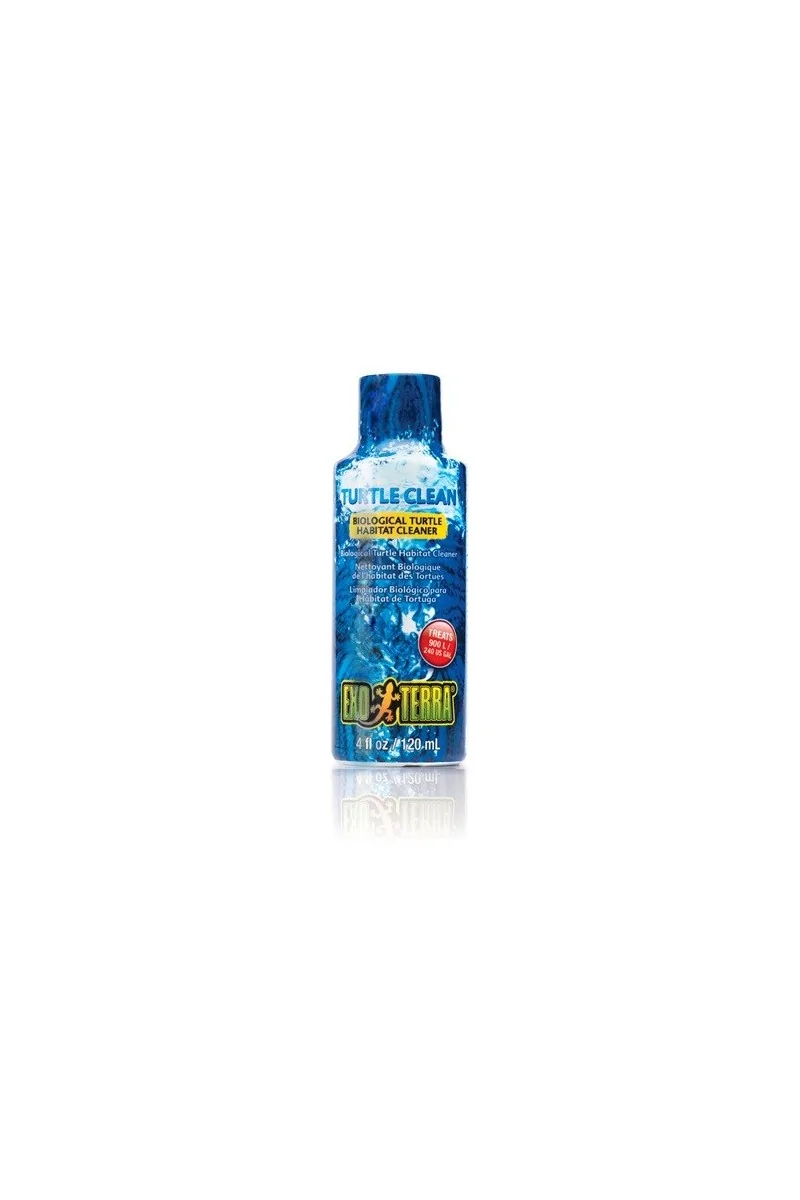 Accesorios Tortugas Reptiles Exo Terra Turtle Clean Bacterias 120Ml